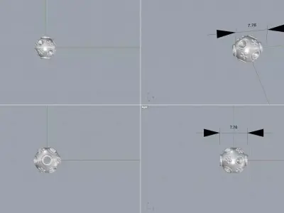 Center Round Piece 3D model