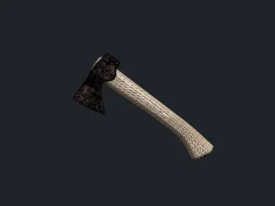 Rusted Axe  3D model