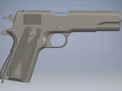 m1911 semi-automatic-pistol 3D model