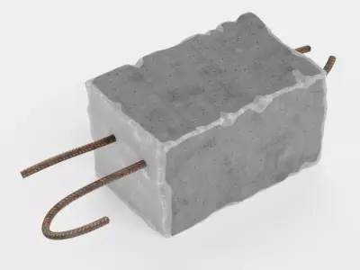 -Concrete Debris V5- 3D model