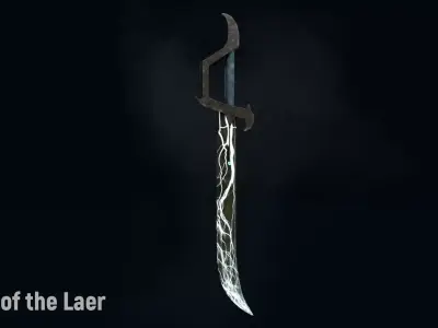 AC Blade of the Laer Low-poly 3D model