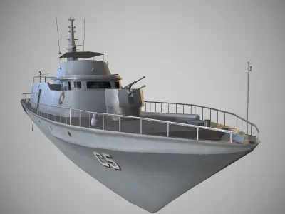 Spica Class Patrol Boats Low-poly 3D model