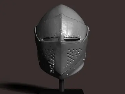 Jousting Helmet II - Ornamental 3D print model