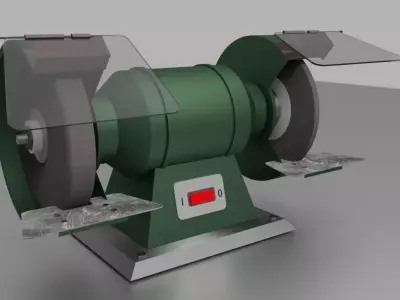 abrasive machine electrical Free low-poly 3D model