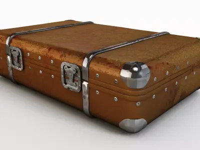 Vintage suitcase 3D model