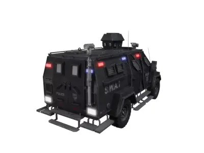 Military car Low-poly 3D model by aryaparipunjab