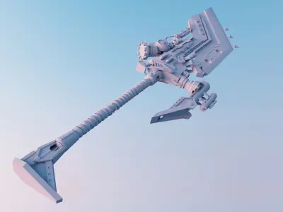 3D Game Asset Sword Low-poly 3D model