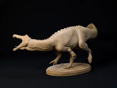 Irritator angry 1-35 pre-supported prehistoric dinosaur - FREE Free 3D print model