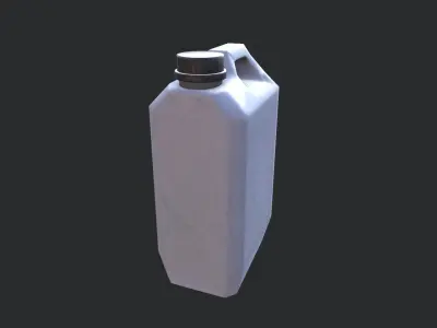 Plastic Canister 02 Low-poly 3D model
