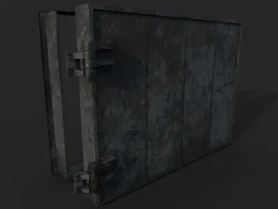 Hermetic Gate Low-poly 3D model