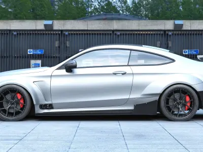 3D Mercedes Benz AMG C63 - BN-59 3D model