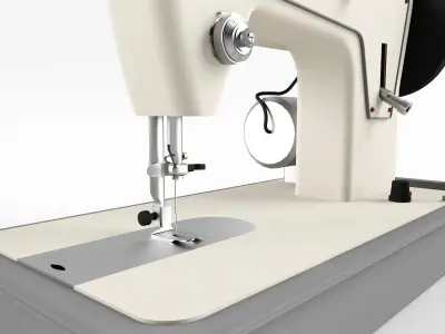 Vintage Sewing Machine 3D model