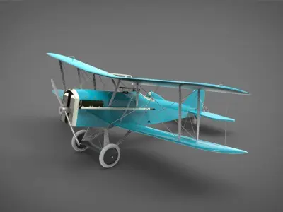 Royal Aircraft Factory SE 5a 3D model purchase