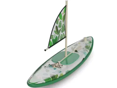 Paddle Board 3D model purchase