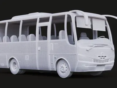 Yutong ZK6737 City Bus 3D model