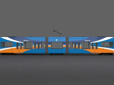 OC Streetcar 3D model