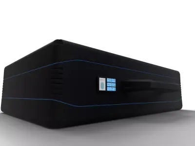 Futuristic Briefcase Free low-poly 3D model