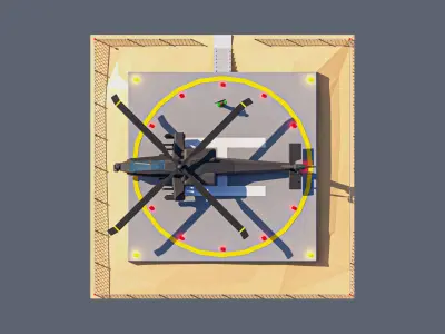 land 81A Low-poly 3D model