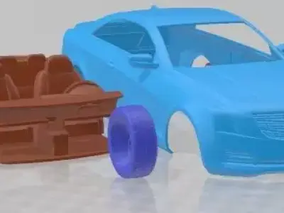 Cadillac ATS Coupe 2015 Printable Car 3D print model