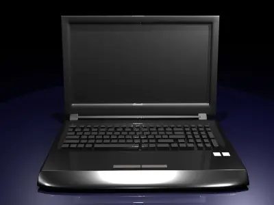 Laptop  Free low-poly 3D model