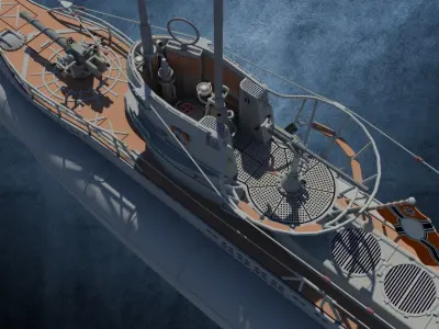 U-Boot TYP VIID 3D model