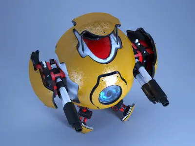 Scifi Robot 3D model purchase