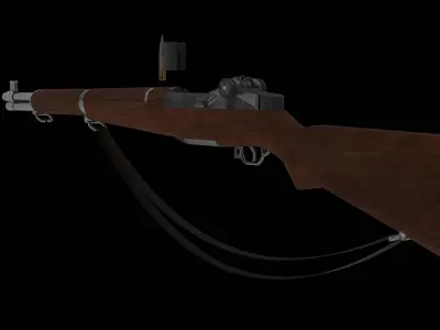 Garand M1 rifle 3D model