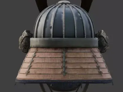 Elite Shogun Commander Kabuto 3D Model Low-poly 3D model