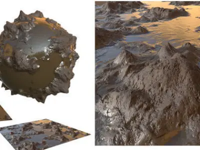 Uneven ground Texture