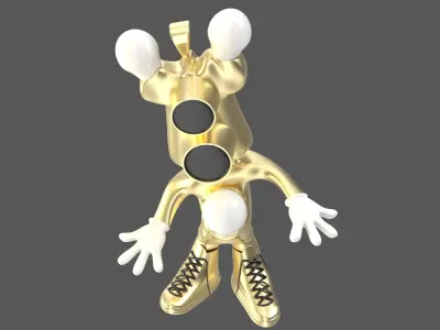  Cartoon Bulb Holder v2 Pendant 