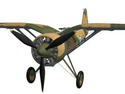 PZL P24f 3D model