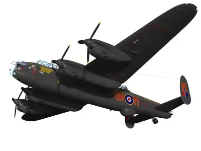 avro lancaster B-iii 3D model