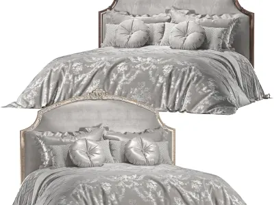 andrea fanfani bed 734 3D model