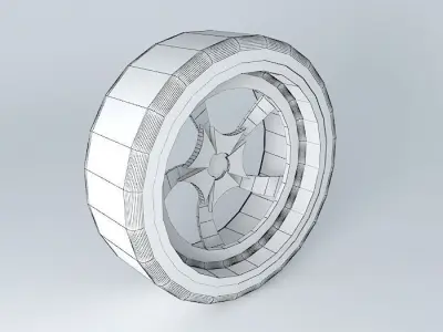 Tuner wheel Free 3D model