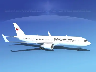 Boeing 767-300 Japan Airlines 1 3D model