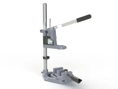 The manual electric drilling platform 3D model