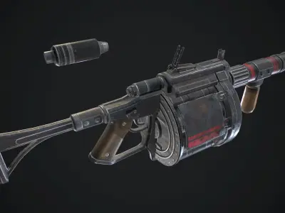 MGL 190 Low-poly 3D model