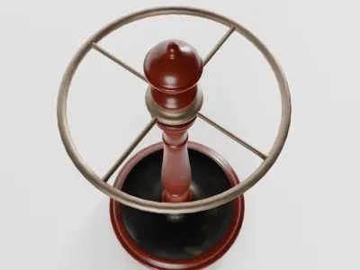 Antique Umbrella Stand 3D model