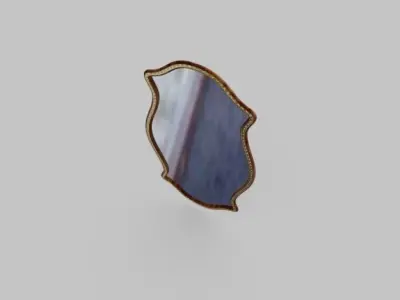 Antique Mirror 3D model 2