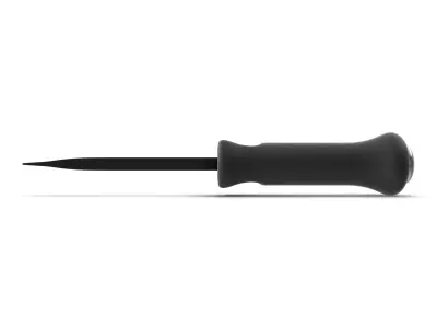 Straight Striking Prybar 12in Low-poly 3D model