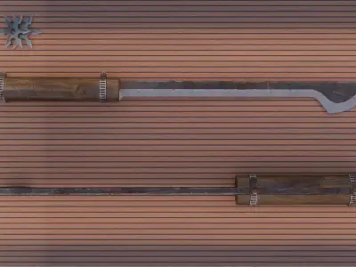 Knife Shadow Slayer Low-poly 3D model