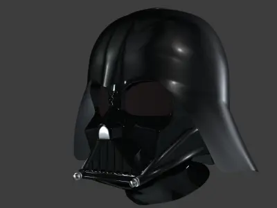Darth Vader helmet made with blender 3D model