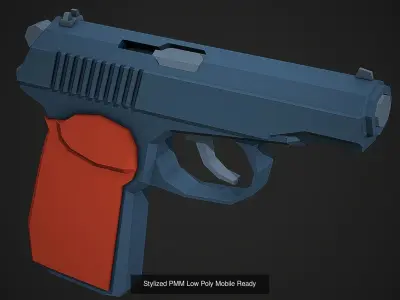 Small Stylized Weapon Pack vol 02 - Low Poly Game Ready