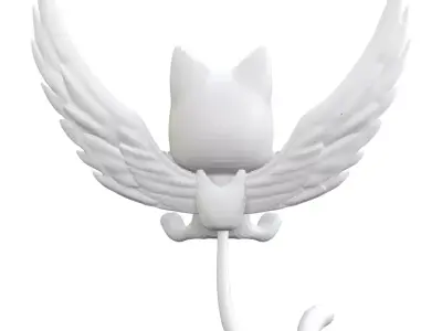 Happy Fairy tail 3D  MODEL  Zbrush OBJ 3D model