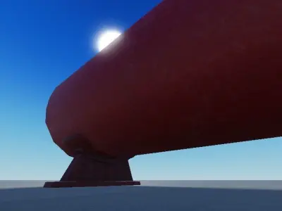 Gas Tank 3D model get