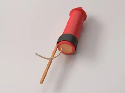 Rocket Firework 3D model