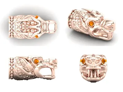 Bracelet ak2 Dragon 3D print model