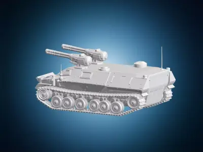 Land Raider Tank Miniature 3D Print Model 3D print model