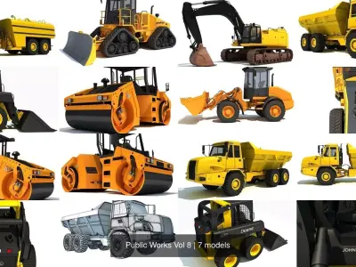 Public Works Vol 8 3D Model Pack