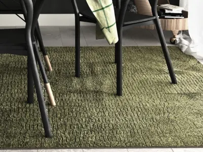 La Manufacture Cogolin retro carpet rug 3D model
